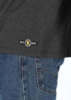 Outlet Koppartrans Custom Tee Dk. Grey Melange