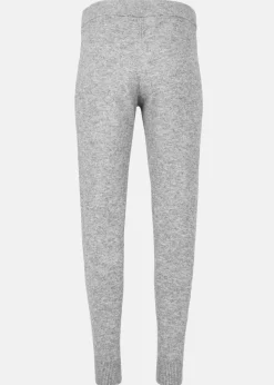 Athlecia Daviana W Knitted Pants Light Grey Melange