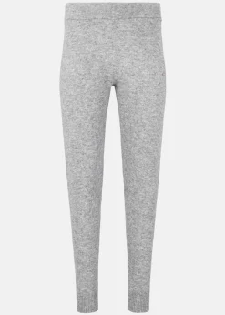 Athlecia Daviana W Knitted Pants Light Grey Melange