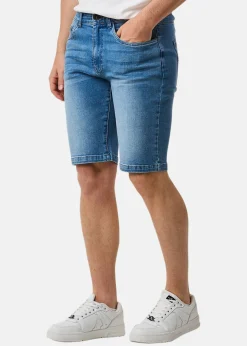 Online Denim Factory Denim Shorts Lt. Denim Blue