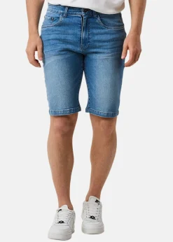 Online Denim Factory Denim Shorts Lt. Denim Blue