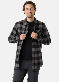 Discount Denim Factory Denver Flannel Shirt II Charcoal/Black Check