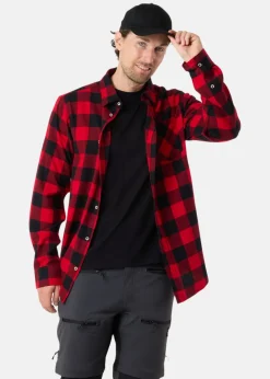 Discount Denim Factory Denver Flannel Shirt II Red/ Black Check