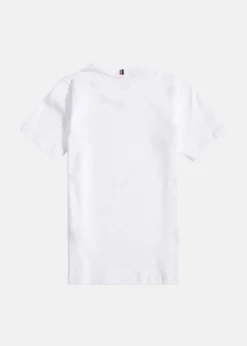 Discount US Polo Kids DHM TSHIRT White / Dark Sapphire Navy DHM