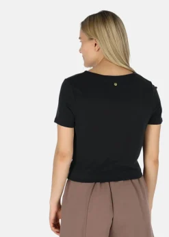 Online Athlecia Diamy W Cropped S/S Tee Black