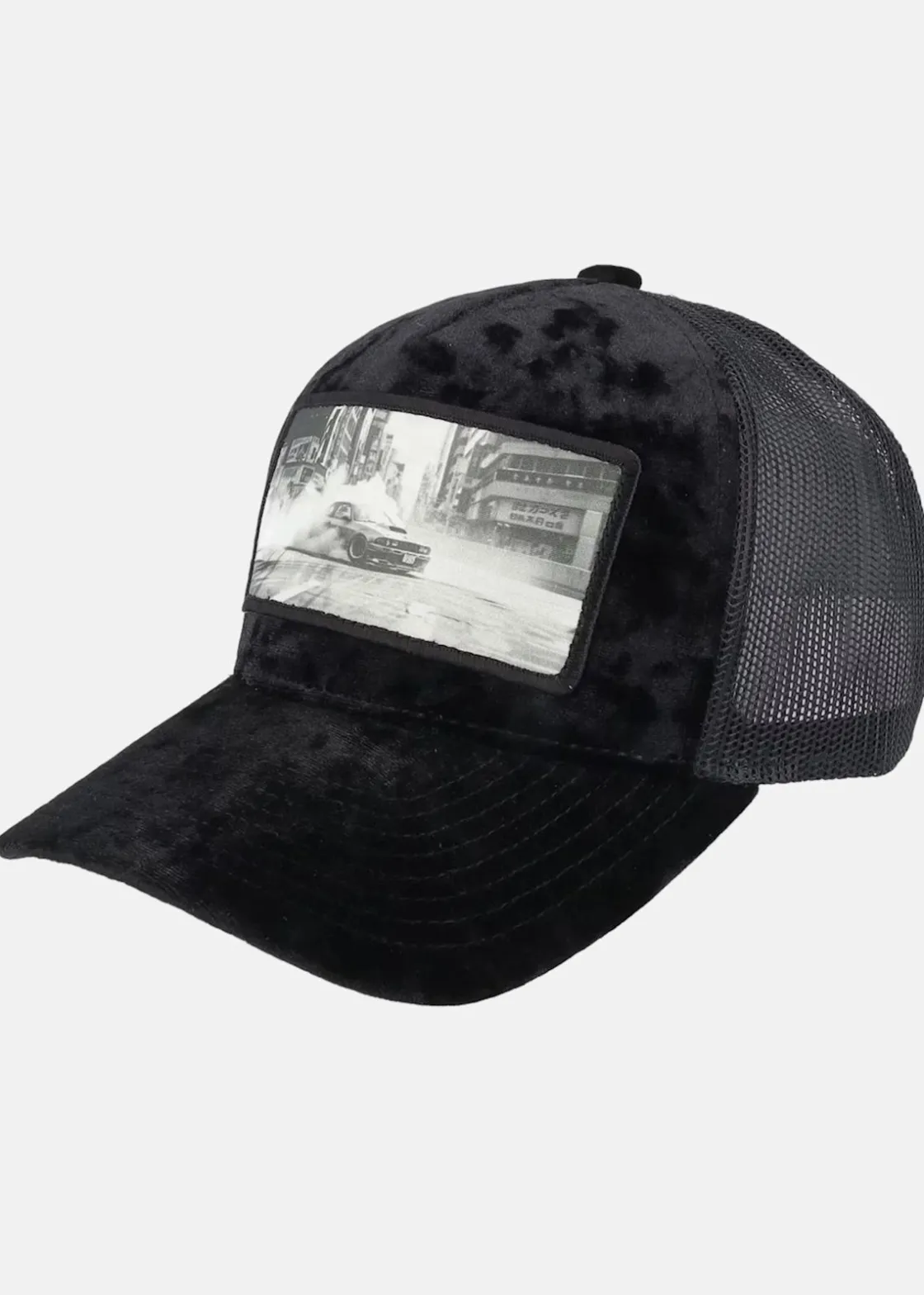 Hot Calza Pennello Drifting Car In The Street Vel Black