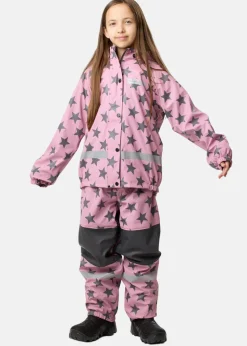 Discount Swedemount Drop Fleece Rain Set JR Lt. Pink/Plum