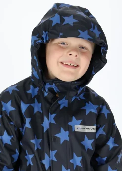 Best Swedemount Drop Fleece Rain Suit JR Dk. Navy/Blue