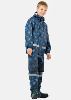 Hot Swedemount Drop Rain Set JR Dk. Navy/Blue