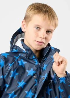 Hot Swedemount Drop Rain Set JR Dk. Navy/Blue