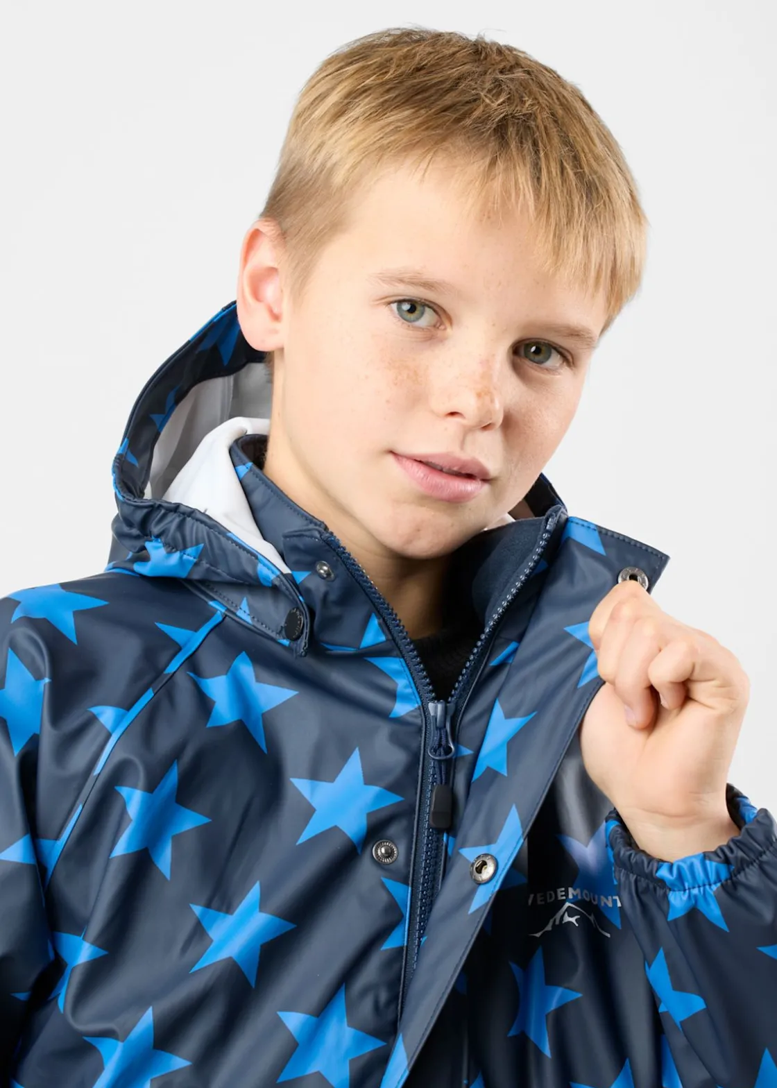 Hot Swedemount Drop Rain Set JR Dk. Navy/Blue