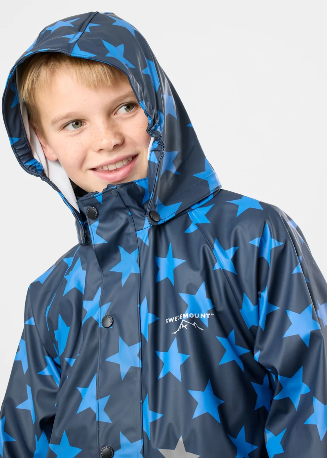 Hot Swedemount Drop Rain Set JR Dk. Navy/Blue