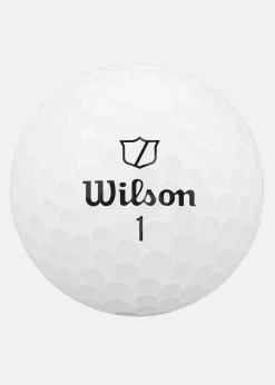 Wilson DUO SOFT GOLF BALL White 12-BA White/Black/