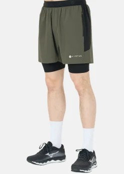 Virtus Dylan M 2-in-1 Stretch Shorts Kambaba