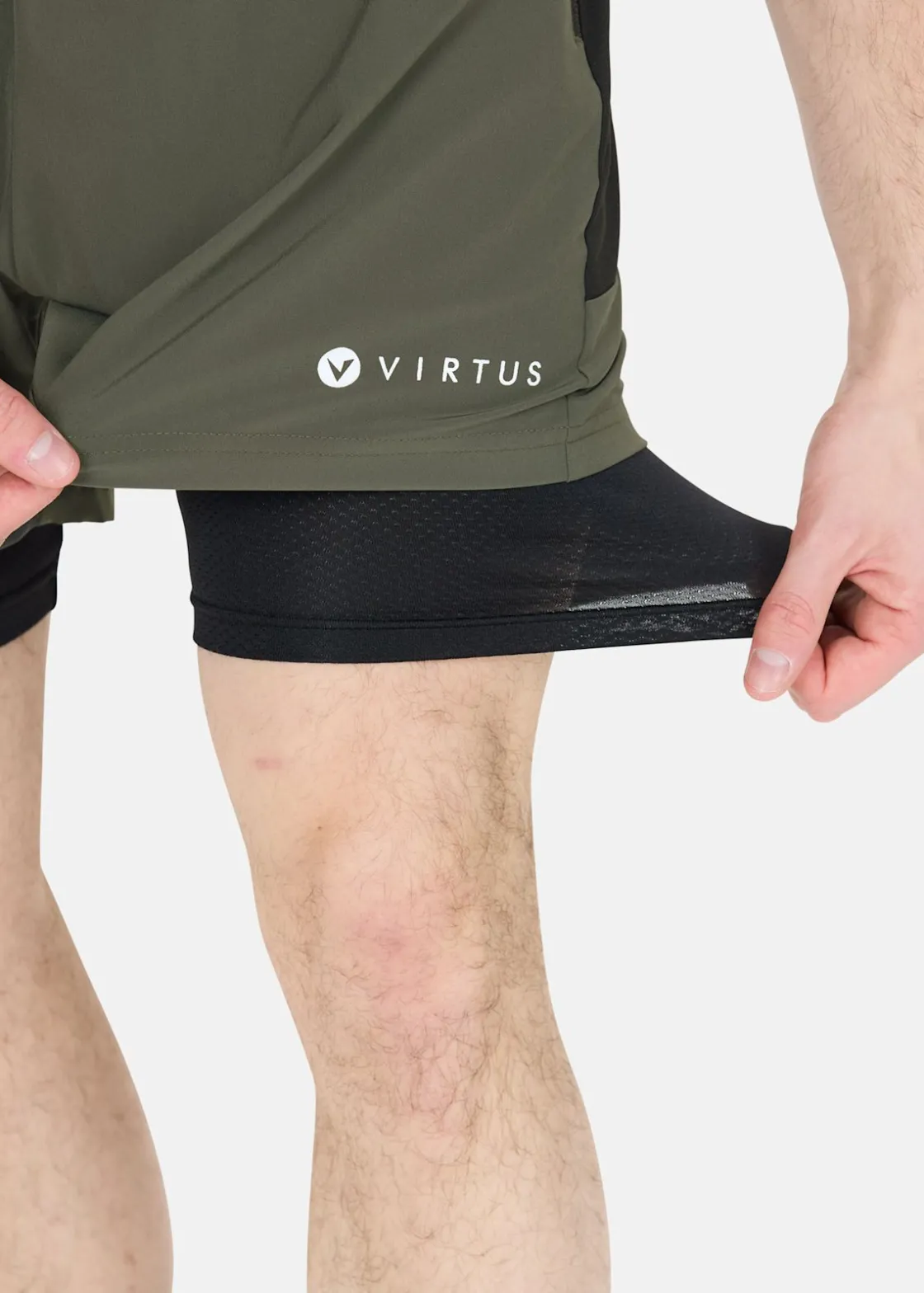 Virtus Dylan M 2-in-1 Stretch Shorts Kambaba