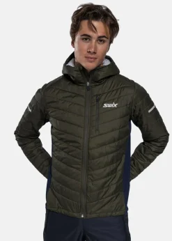 Sale Swix Dynamic Insulated Jacket M Dark Olive/ Dark Navy