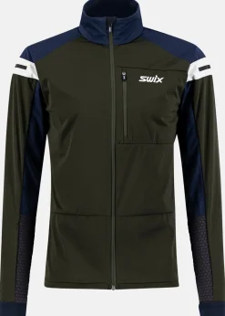 Clearance Swix Dynamic Jacket M Dark Olive