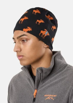 Sale Swedemount Elk Beanie Black/Orange