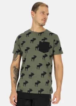 Best Swedemount Elk Tee Olive/Black