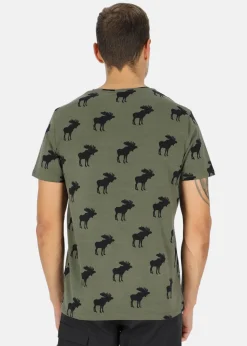 Best Swedemount Elk Tee Olive/Black