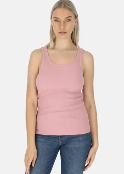 Discount Ellen New York Ellen Rib Tank Dusty Rose