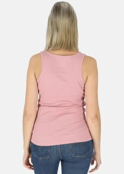 Discount Ellen New York Ellen Rib Tank Dusty Rose