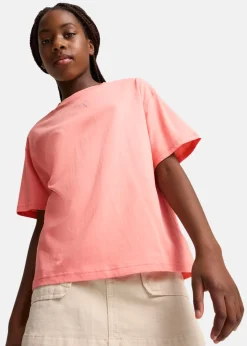 Hot Puma ESS Boxy Tee G Pink Fruit