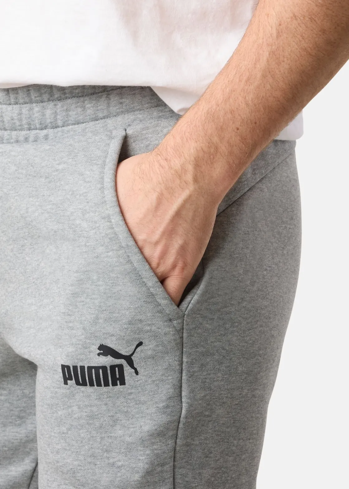 Hot Puma ESS Logo Pants FL cl Medium Gray Heather