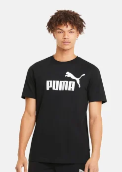 Discount Puma ESS Logo Tee Puma Black
