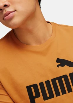 Sale Puma ESS Logo Tee (s) Desert Clay