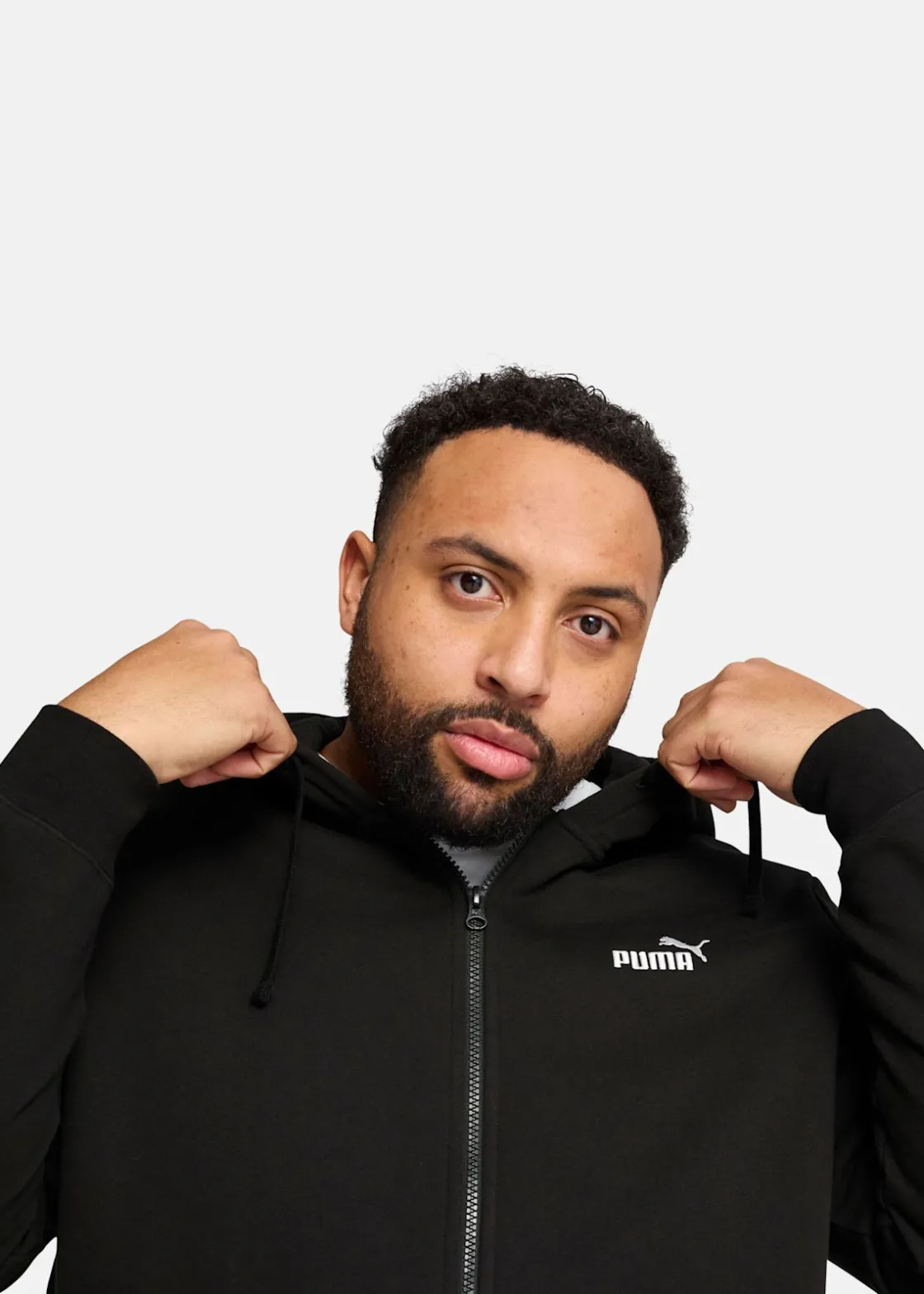 Online Puma ESS No. 1 Logo Full-Zip Hoodie PUMA Black