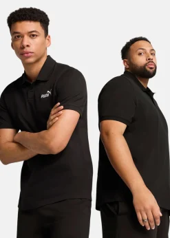 New Puma ESS No. 1 Logo Pique Polo PUMA Black