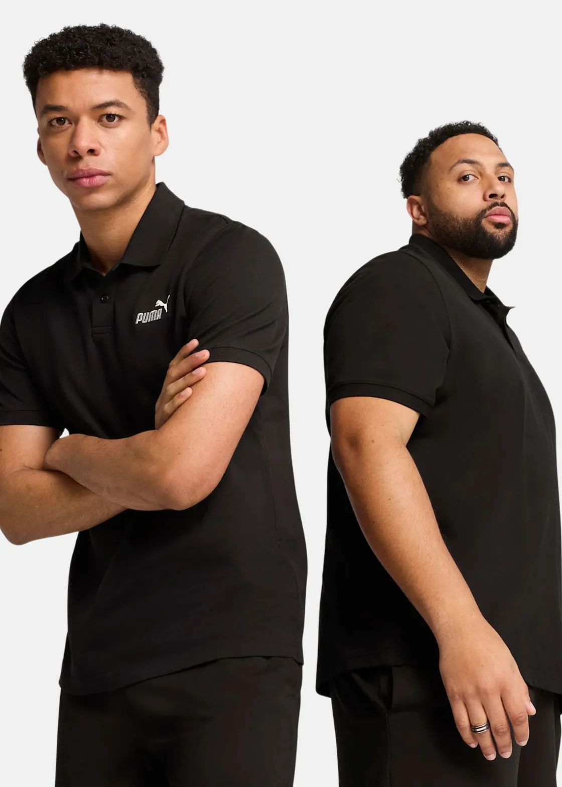 New Puma ESS No. 1 Logo Pique Polo PUMA Black