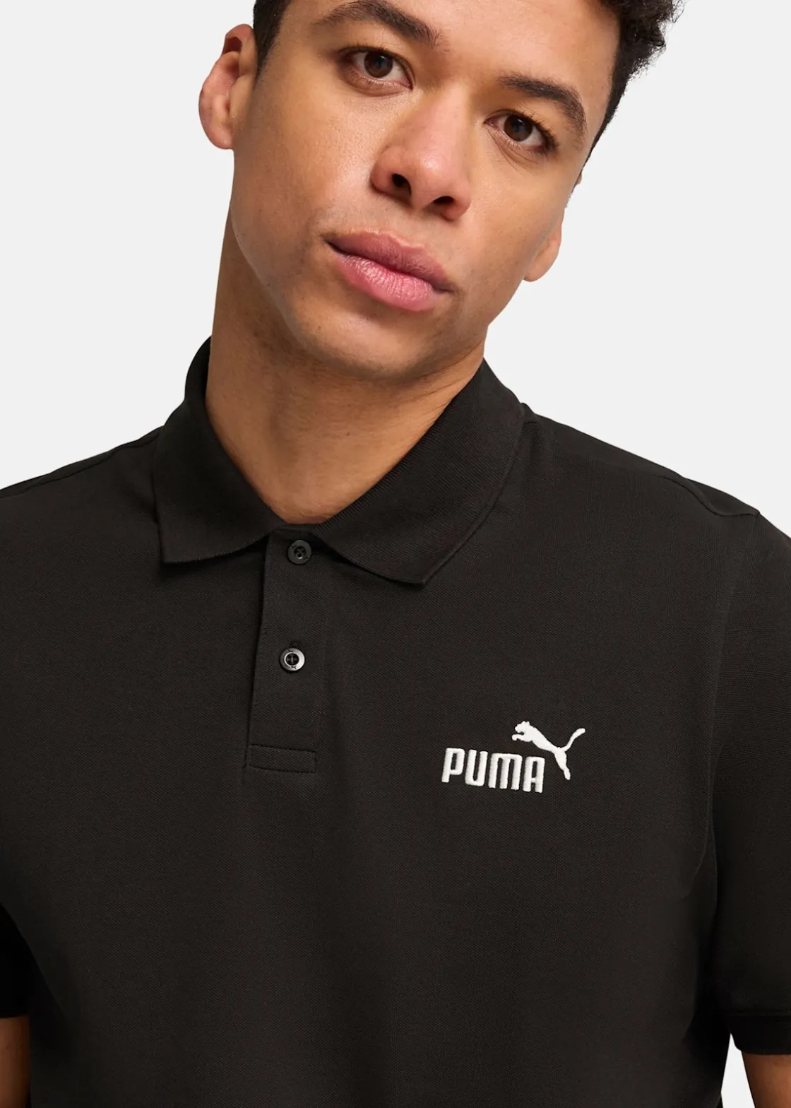 New Puma ESS No. 1 Logo Pique Polo PUMA Black