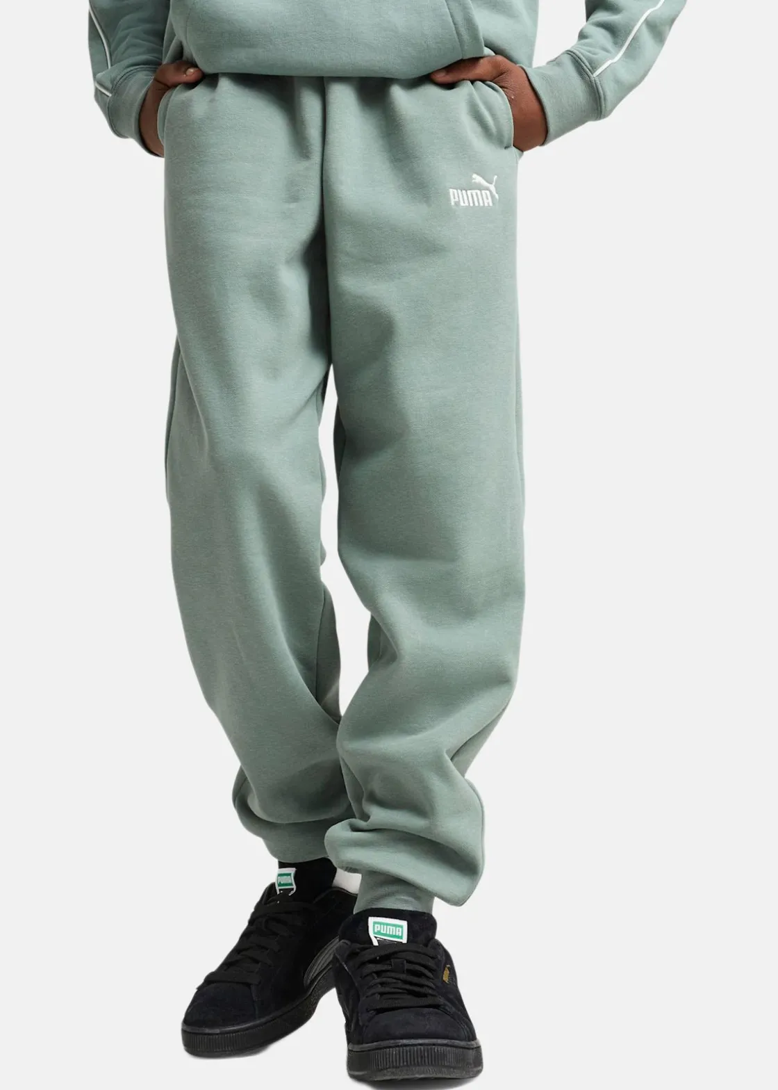 Outlet Puma ESS No. 1 Logo Sweatpants FL B Green Moon