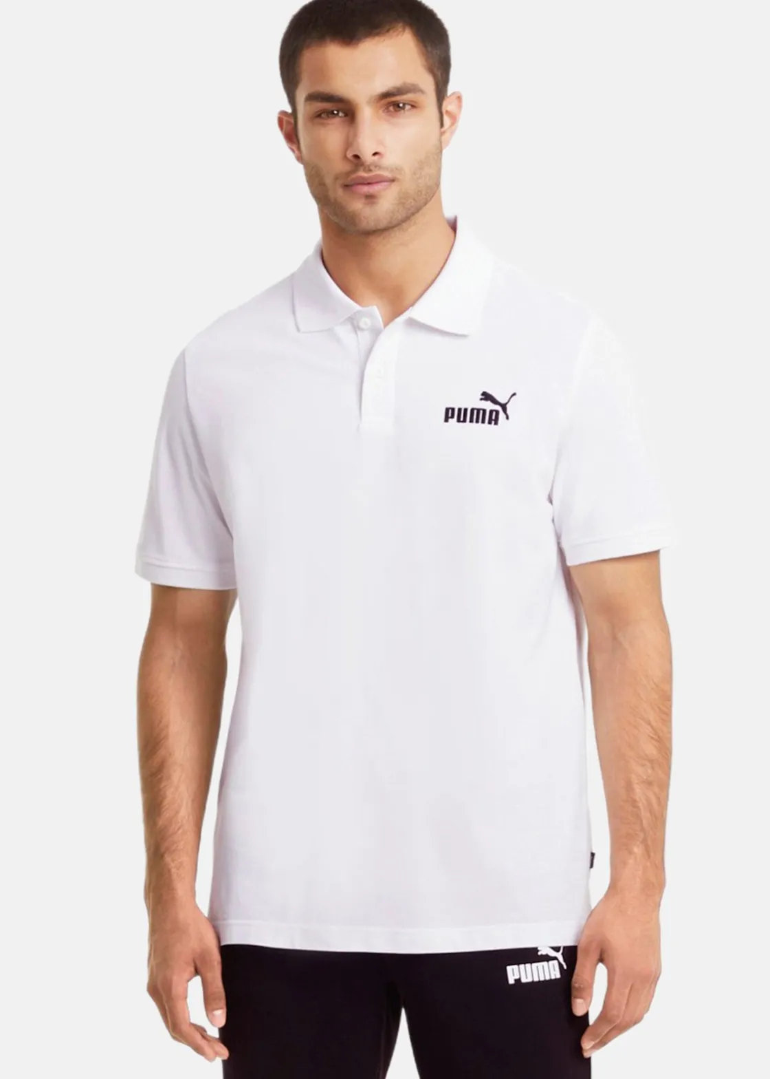 Clearance Puma ESS Pique Polo Puma White