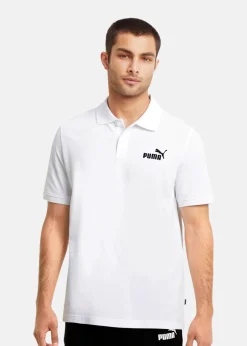 Clearance Puma ESS Pique Polo Puma White