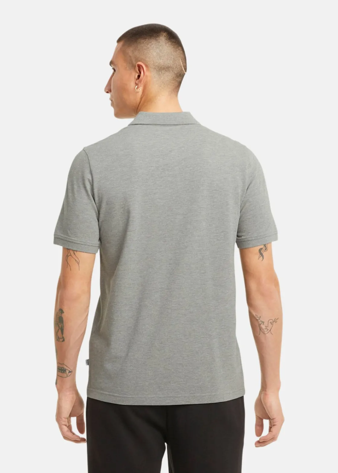Best Puma ESS Pique Polo Medium Gray Heather-cat