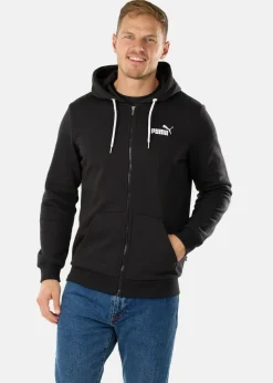 New Puma ESS Rebel FZ Hoodie FL PUMA Black