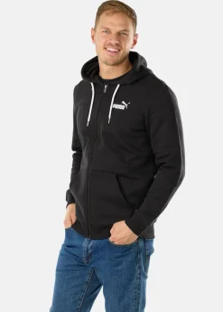 New Puma ESS Rebel FZ Hoodie FL PUMA Black