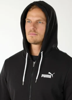 New Puma ESS Rebel FZ Hoodie FL PUMA Black