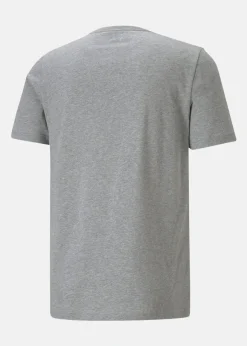 Puma ESS Small Logo Tee Medium Gray Heather-Medium Gray Heather-Cat
