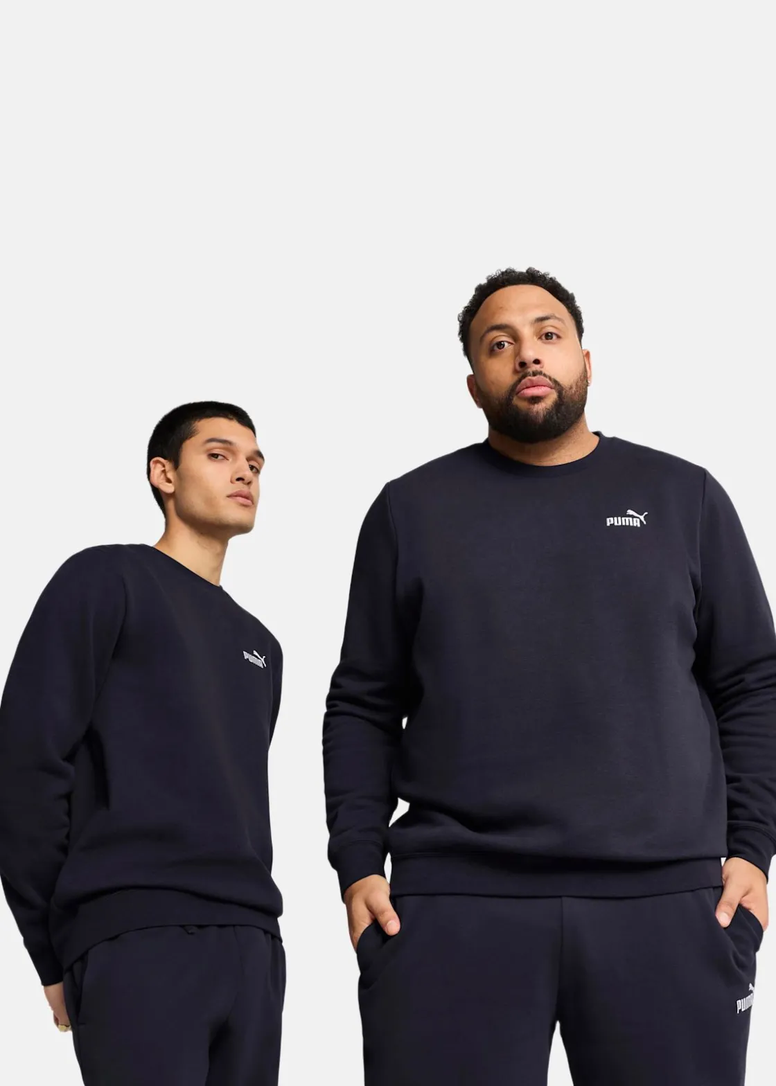 Clearance Puma ESS Small No. 1 Logo Crew FL New Navy