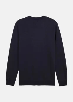 Clearance Puma ESS Small No. 1 Logo Crew FL New Navy