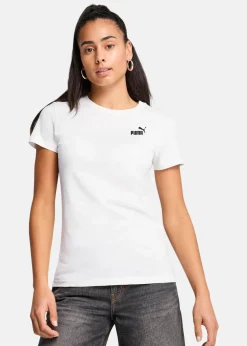 Clearance Puma ESS Small No. 1 Logo Tee PUMA White