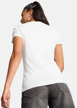 Clearance Puma ESS Small No. 1 Logo Tee PUMA White