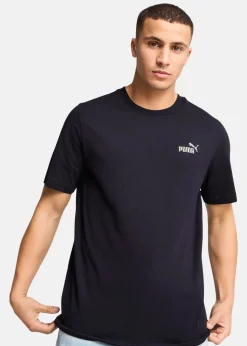 New Puma ESS Small No. 1 Logo Tee New Navy