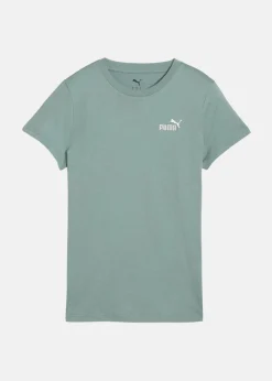 New Puma ESS Small No. 1 Logo Tee (s) Green Moon