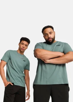 Discount Puma ESS Small No. 1 Logo Tee (s) Green Moon