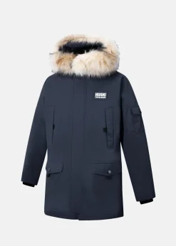 New Huski Wear EXPEDITION PARKA Navy Blue
